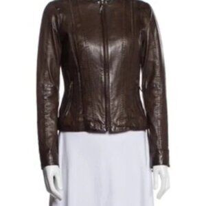 VINCE Leather Biker Jacket